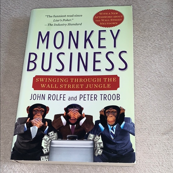 Monkey Business,swingin thru the Wall Street jungle by John Rolfe n Peter Troob - Picture 1 of 6